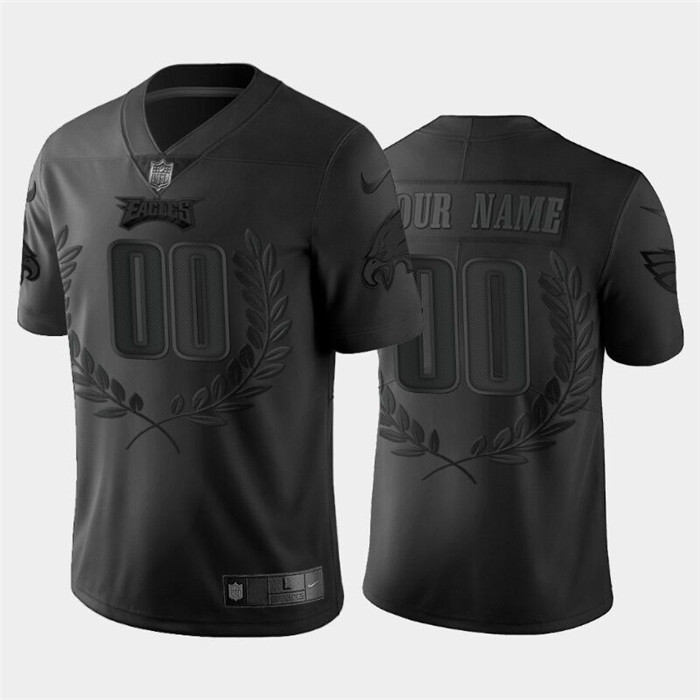 Philadelphia Eagles Customized Black MVP Stitched NFLJersey - Zenithce