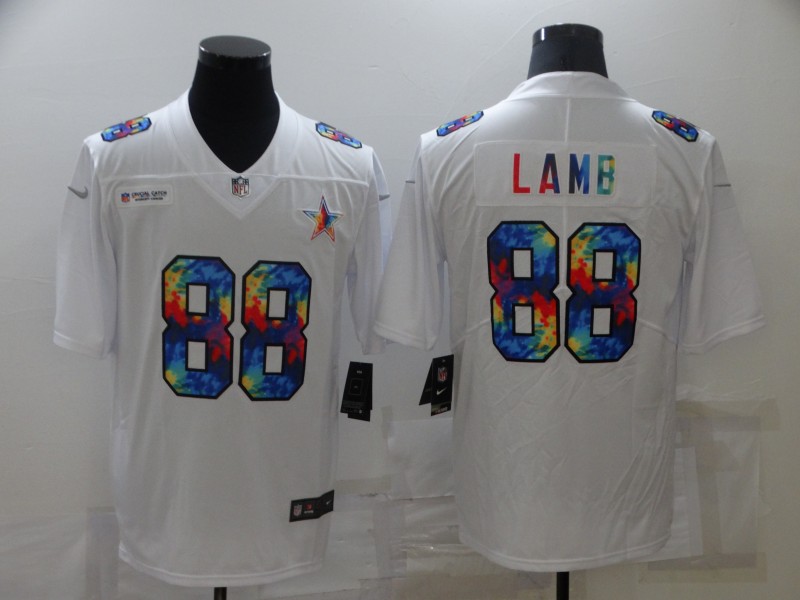Dallas Cowboys #88 CeeDee Lamb White Crucial Catch Limited Stitched Jersey - Zenithce