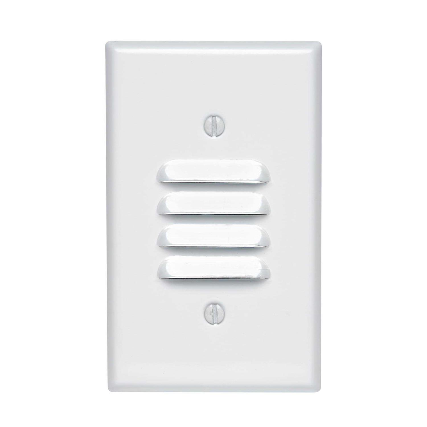 Leviton 88078 2 Gang White Telephone & Duplex Plate - Zenithce