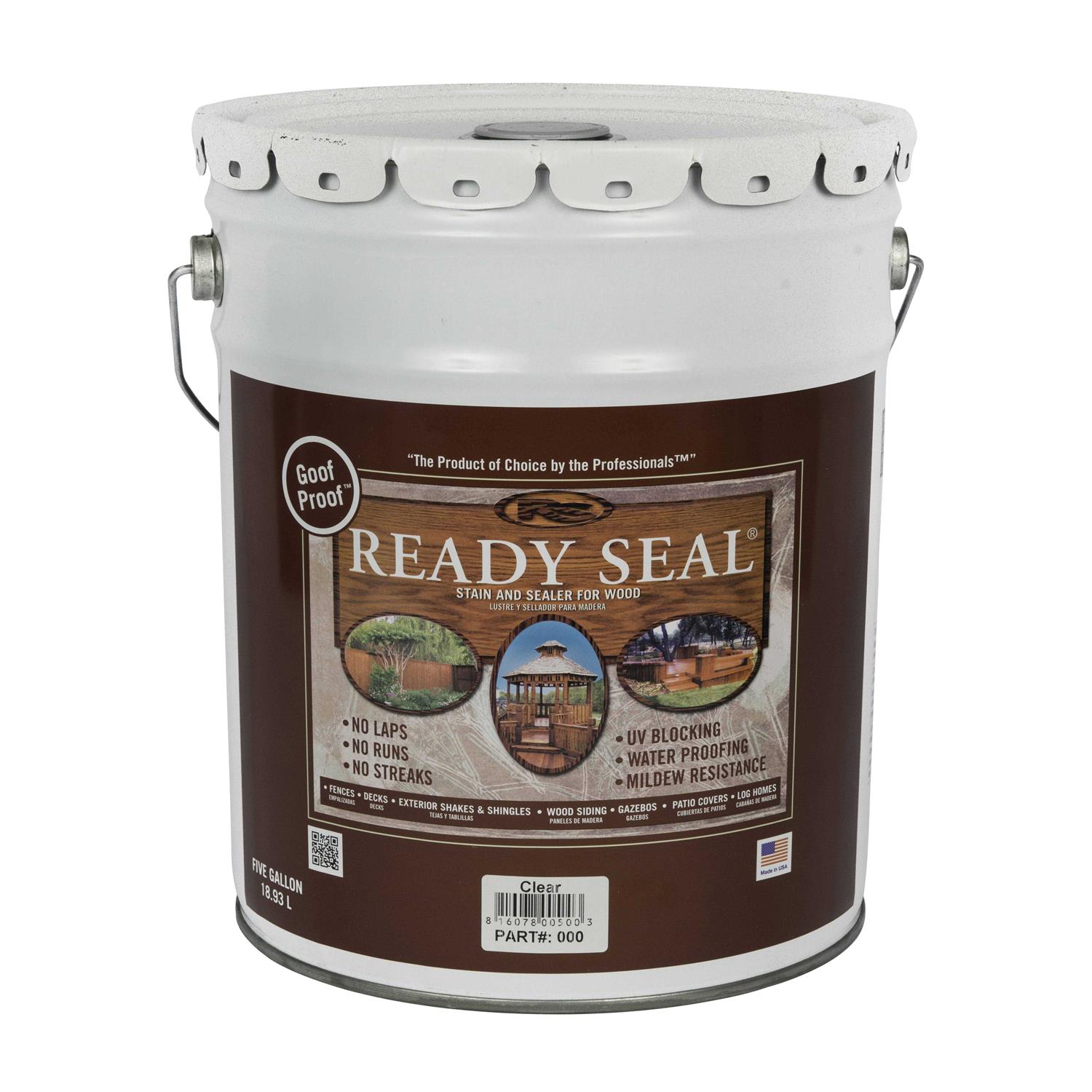 Ready Seal 5 Gallon Exterior Wood Stain and Sealer - Zenithce