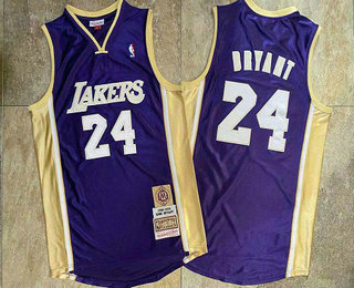 Los Angeles Lakers #24 Kobe Bryant Purple 2020 Hall of Fame Hardwood Classics Soul Throwback Jersey - Zenithce