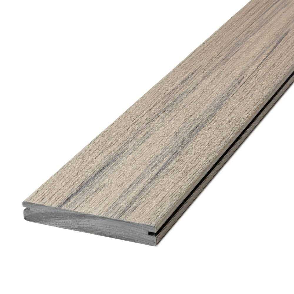 Deckorators Voyage 1-in x 6-in x Grooved Composite Deck Board - Zenithce