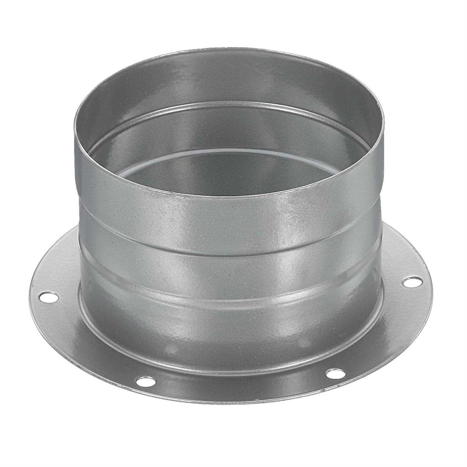 Harfington Duct Connector Flange Metal Straight Pipe Exhaust Hose Flange for Heating Cooling Ventilation HVAC System - Zenithce