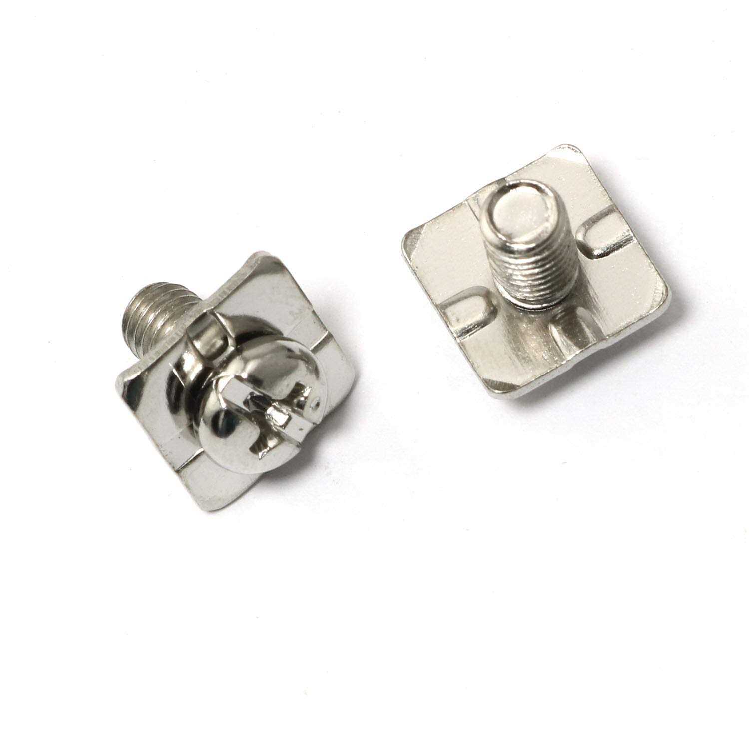 PZRT 4 Set Door Handle Hardware Lever Handle Screws Connecting Bolts & Sleeves Phillips Drive Flat Countersunk Head Fixing Cutting Slot Articulated - Zenithce
