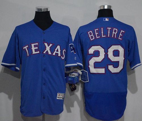 Rangers #29 Adrian Beltre Blue Flexbase Authentic Collection Stitched Jersey - Zenithce