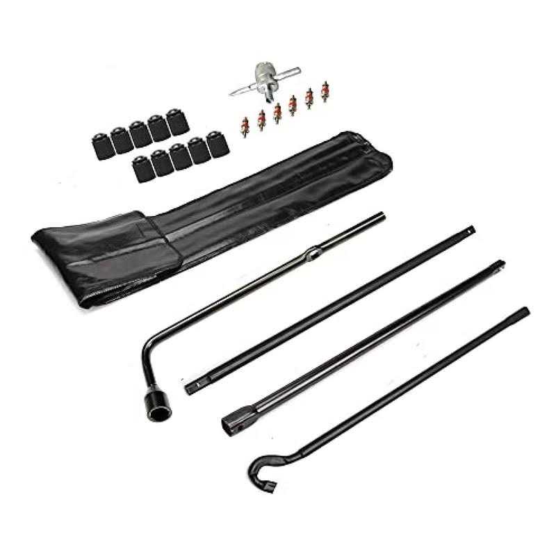Dr.Roc Compatible with Spare Tire Tool Kit with Tire Jack Handle and Wheel Lug Wrench 2005-2021 Toyota Tacoma - Zenithce