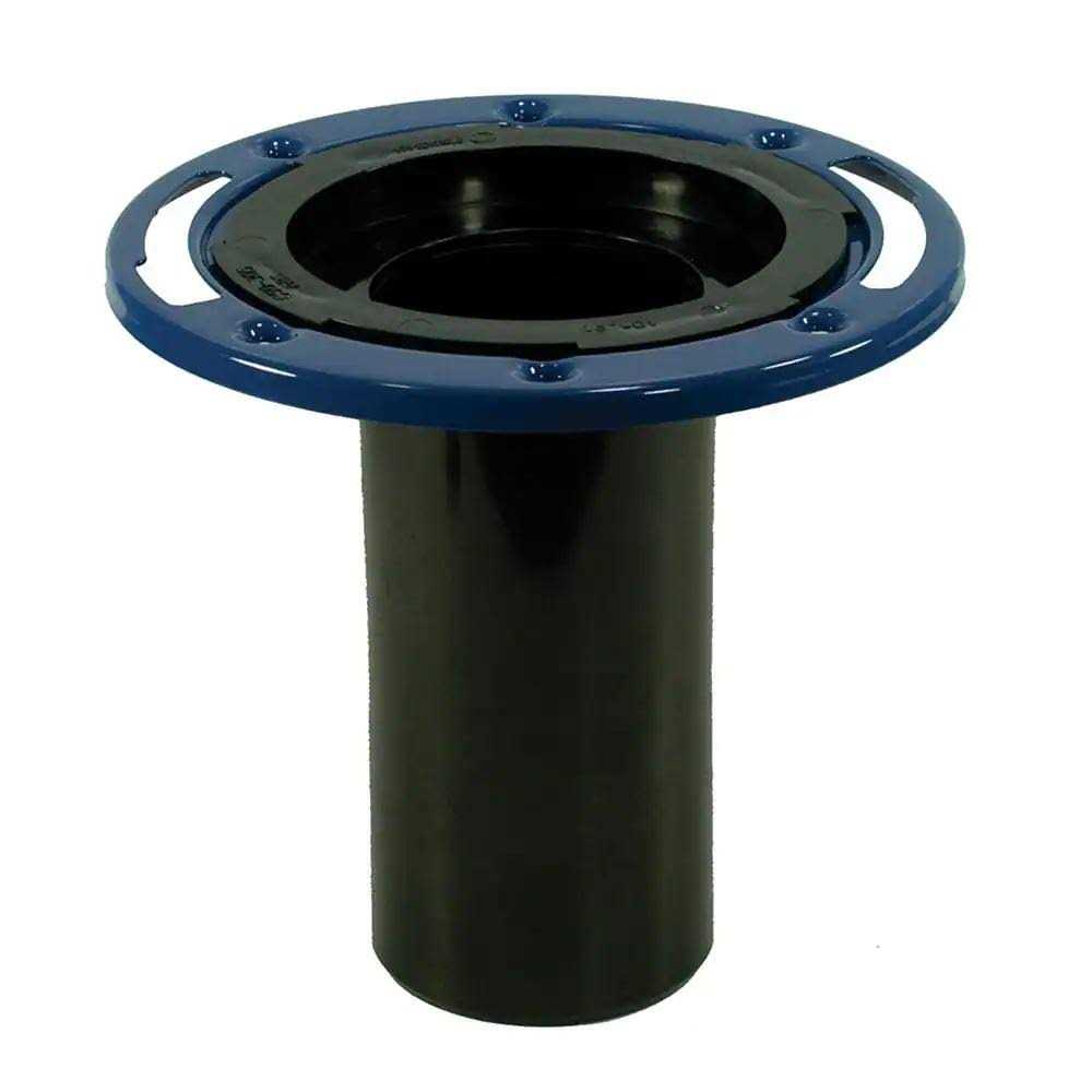 Jones Stephens 5-14 White High Impact Plastic Cleanout Cover Plate Bell Design C97005 - Zenithce