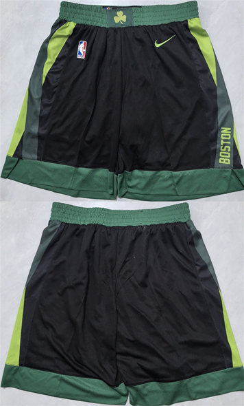Boston Celtics Black Shorts (Run Small) - Zenithce