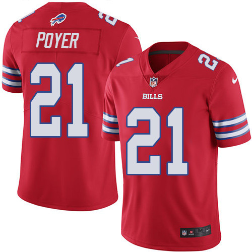 Buffalo Bills #21 Jordan Poyer Red Vapor Untouchable Limited Stitched Jersey - Zenithce