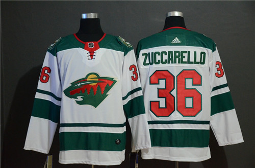 Minnesota Wild #36 Mats Zuccarello White Stitched Jersey - Zenithce