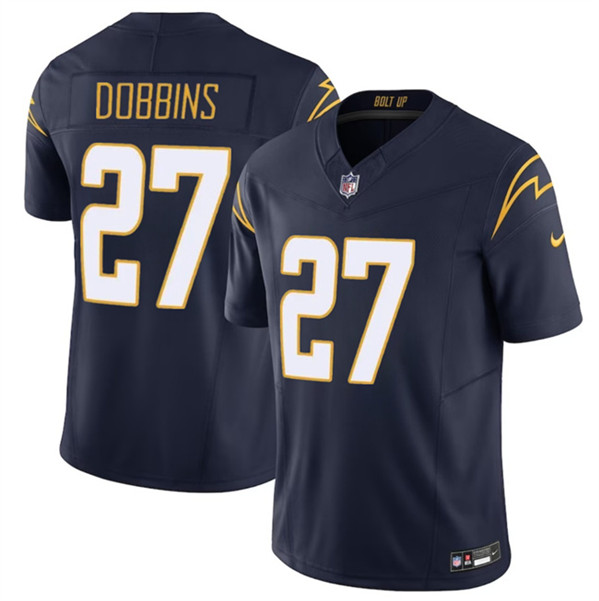 Los Angeles Chargers #27 J.K. Dobbins Navy 2024 F.U.S.E. Vapor Limited Stitched Jersey - Zenithce