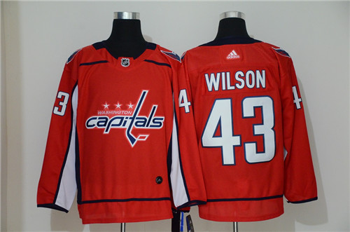 Washington Capitals #43 Tom Wilson Red Stitched Jersey - Zenithce