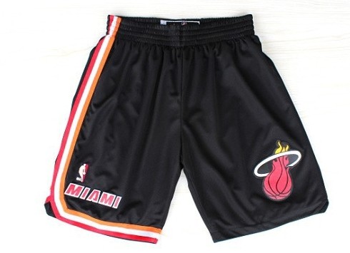 Miami Heat Black Throwback Short - Zenithce