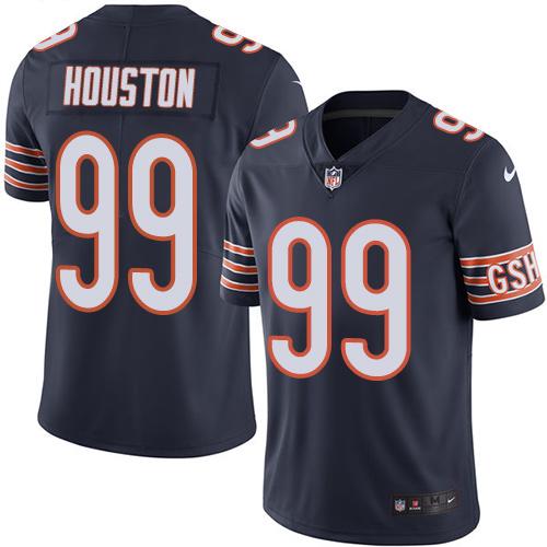 Bears #99 Lamarr Houston Navy Blue Stitched Limited Rush Nike Jersey - Zenithce
