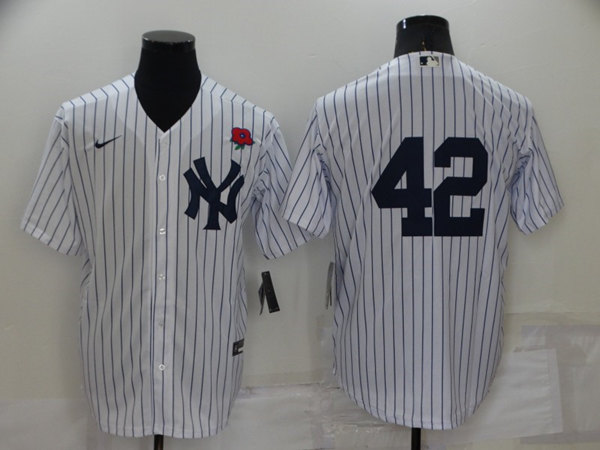 New York Yankees #42 Mariano Rivera White Cool Base Stitched Baseball Jersey - Zenithce