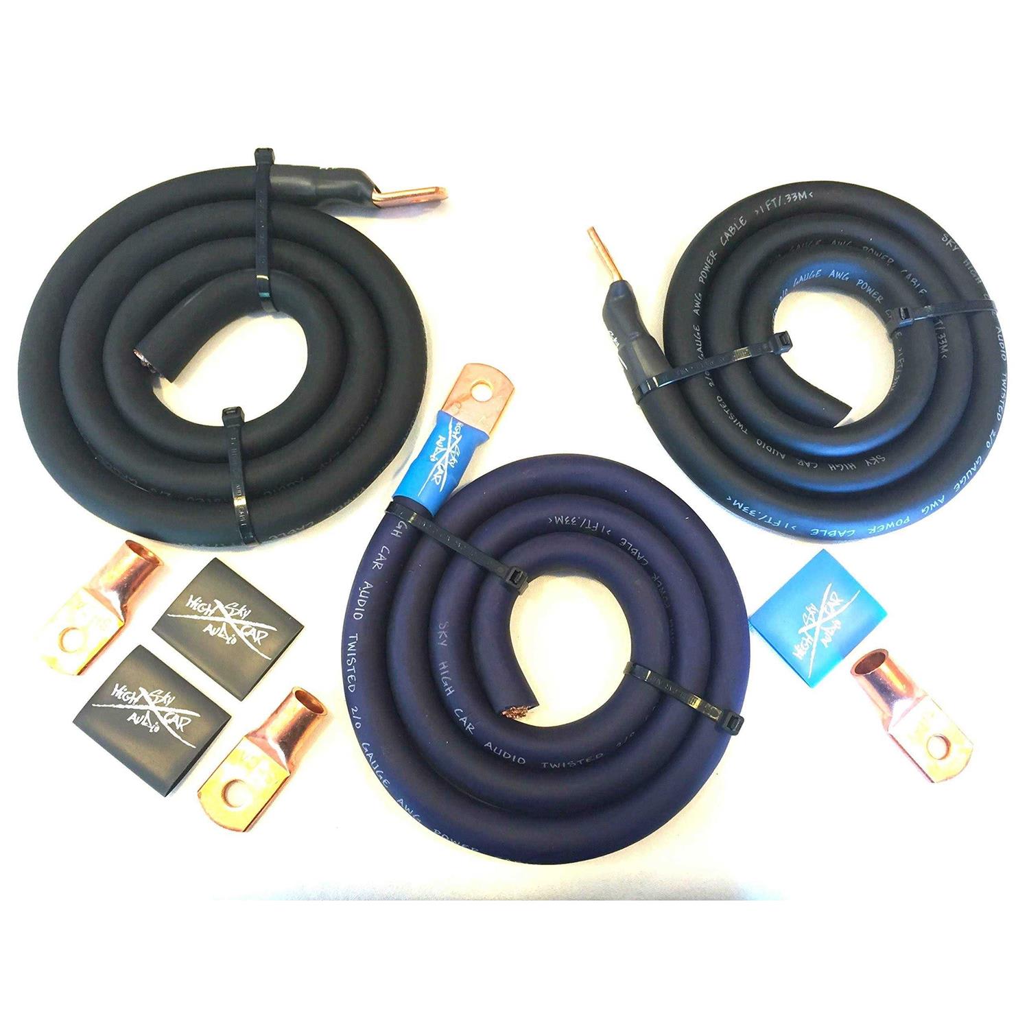 Sky High Oversized 1/0 Gauge Awg Big 3 Upgrade - Zenithce