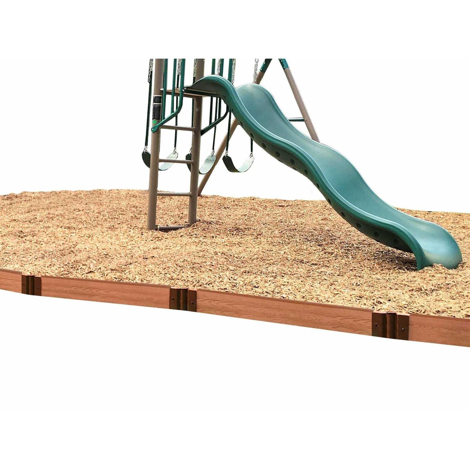 Frame It All Classic Sienna Straight Playground Border Kit - Zenithce