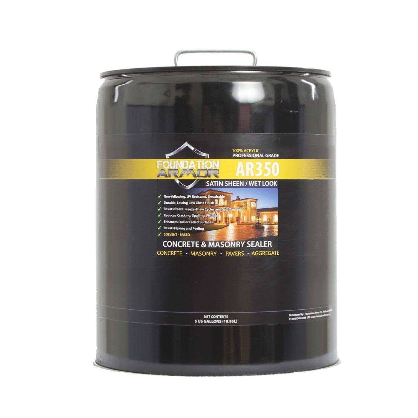 Foundation Armor 5 gal. SC25 Siliconate Water Repellent Sealer for Concrete and Masonry - Zenithce
