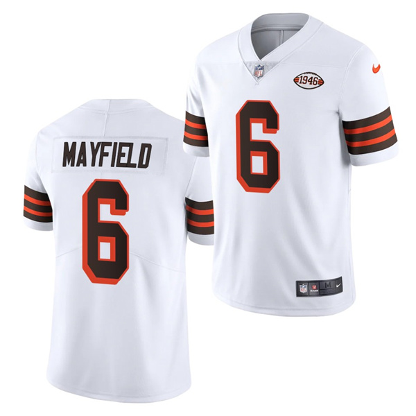 Cleveland Browns #6 Baker Mayfield 1946 Vapor Stitched Football Jersey - Zenithce