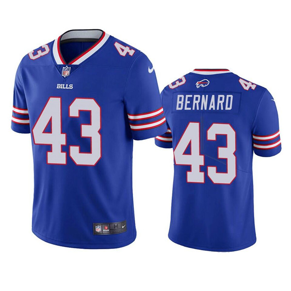 Buffalo Bills #43 Terrel Bernard Blue Vapor Untouchable Limited Stitched Jersey - Zenithce