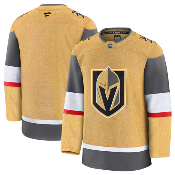 Vegas Golden Knights Blank Gold 2024-25 Home Stitched Jersey - Zenithce