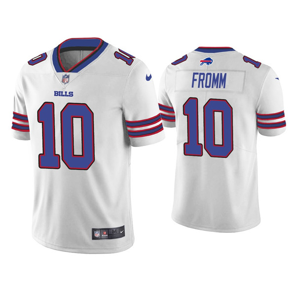Buffalo Bills #10 Jake Fromm White Vapor Untouchable Limited Stitched Jersey - Zenithce