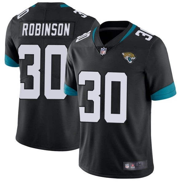 Jacksonville Jaguars #30 Cam Robinson Black Vapor Untouchable Limited Stitched Jersey - Zenithce