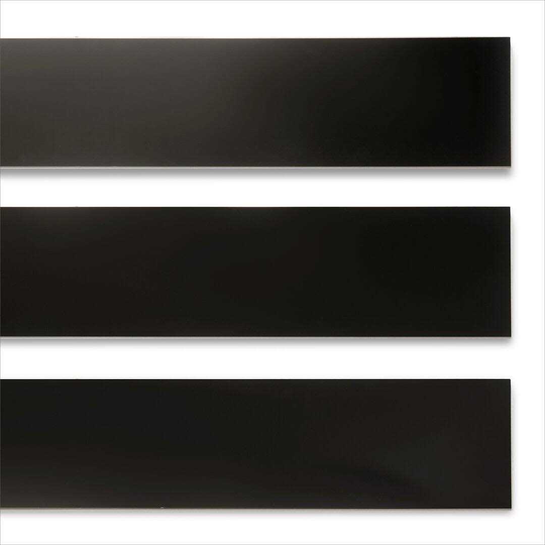 Lucida Mc-513 Maxcore 7-5/16 inch Wide Smooth Vinyl Flooring, Black - Zenithce