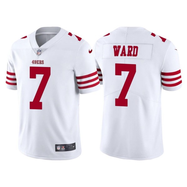 San Francisco 49ers #7 Charvarius Ward White Vapor Untouchable Limited Stitched Jersey - Zenithce