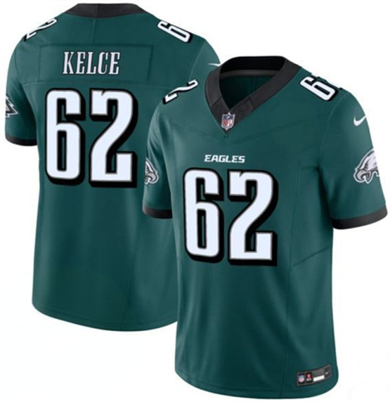 Philadelphia Eagles #62 Jason Kelce Green 2024 F.U.S.E. Vapor Untouchable Limited Football Stitched Jersey - Zenithce