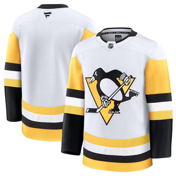 Pittsburgh Penguins Blank White 2024-25 Away Stitched Jersey - Zenithce