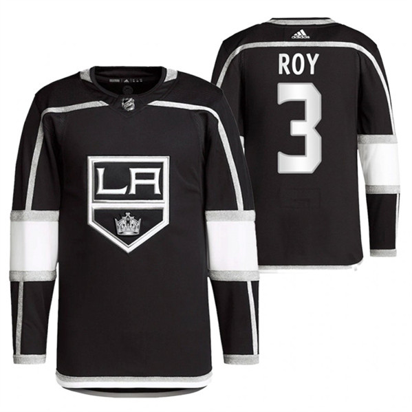 Los Angeles Kings #3 Matt Roy Black Stitched Jersey - Zenithce