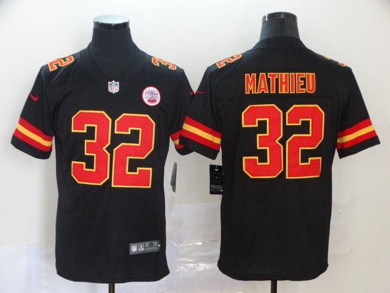 Kansas City Chiefs #32 Tyrann Mathieu Black Vapor Untouchable Limited Stitched Jersey - Zenithce