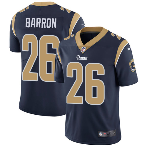 Los Angeles Rams #26 Mark Barron Navy Blue Vapor Untouchable Limited Stitched Jersey - Zenithce