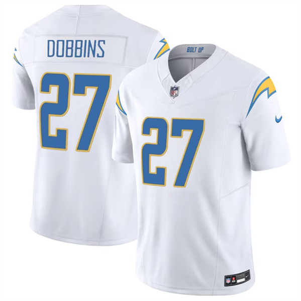Los Angeles Chargers #27 J.K. Dobbins White 2024 F.U.S.E. Vapor Limited Stitched Jersey - Zenithce