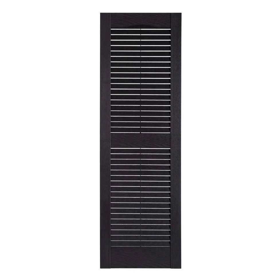 Mr Mxyzptlk Perfect Shutters Premier Louver Exterior Decorative Shutter IL501535002 - Zenithce