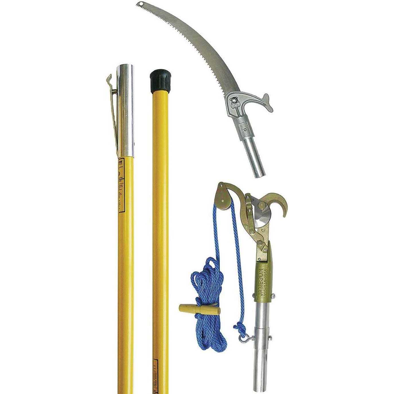 Jameson FG Series Fiberglass Pole Set with Wire Raiser FG-6-3W - Zenithce