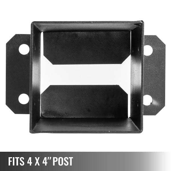VEVOR 4 in. x 4 in. Post Base Deck Post Base Post Bracket Fence Post Anchor Deck Post Base - Zenithce