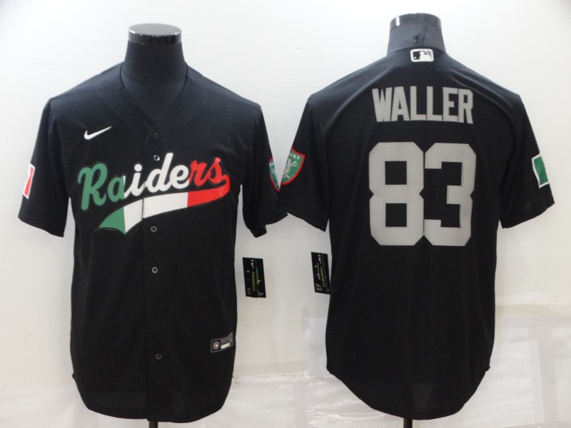 Las Vegas Raiders #83 Darren Waller Black Mexico Stitched Jersey - Zenithce