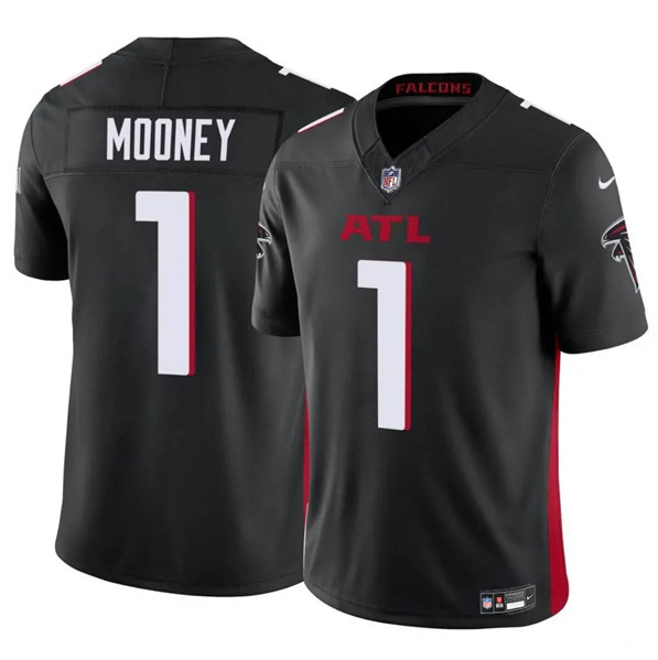 Atlanta Falcons #1 Darnell Mooney Black 2024 F.U.S.E. Vapor Untouchable Limited Stitched Jersey - Zenithce