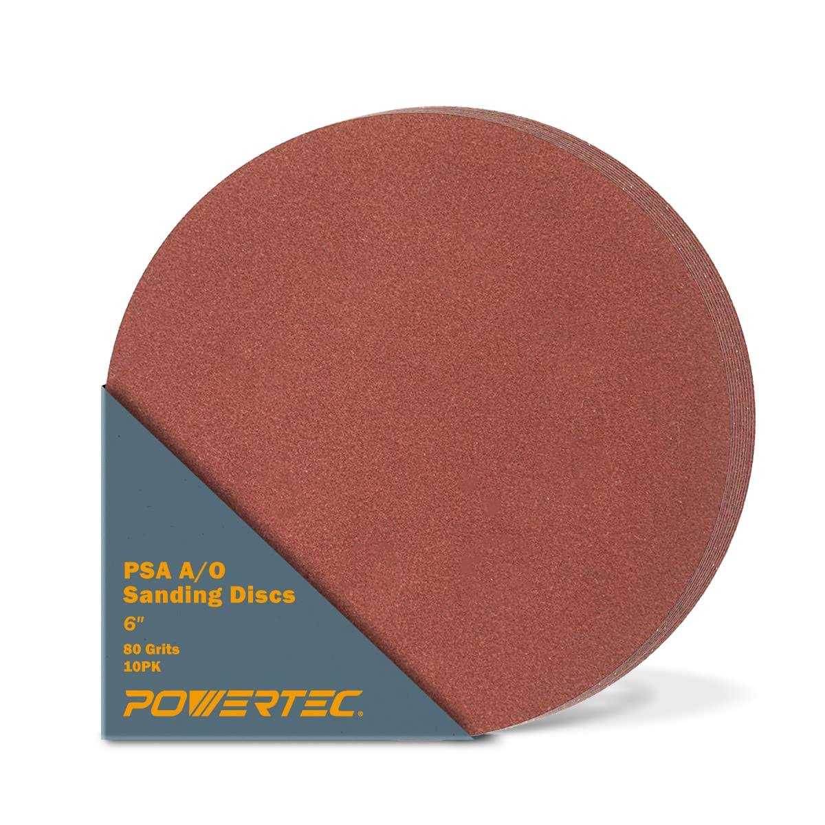 POWERTEC PSA Grit Aluminum Oxide Adhesive Sanding Disc - Zenithce