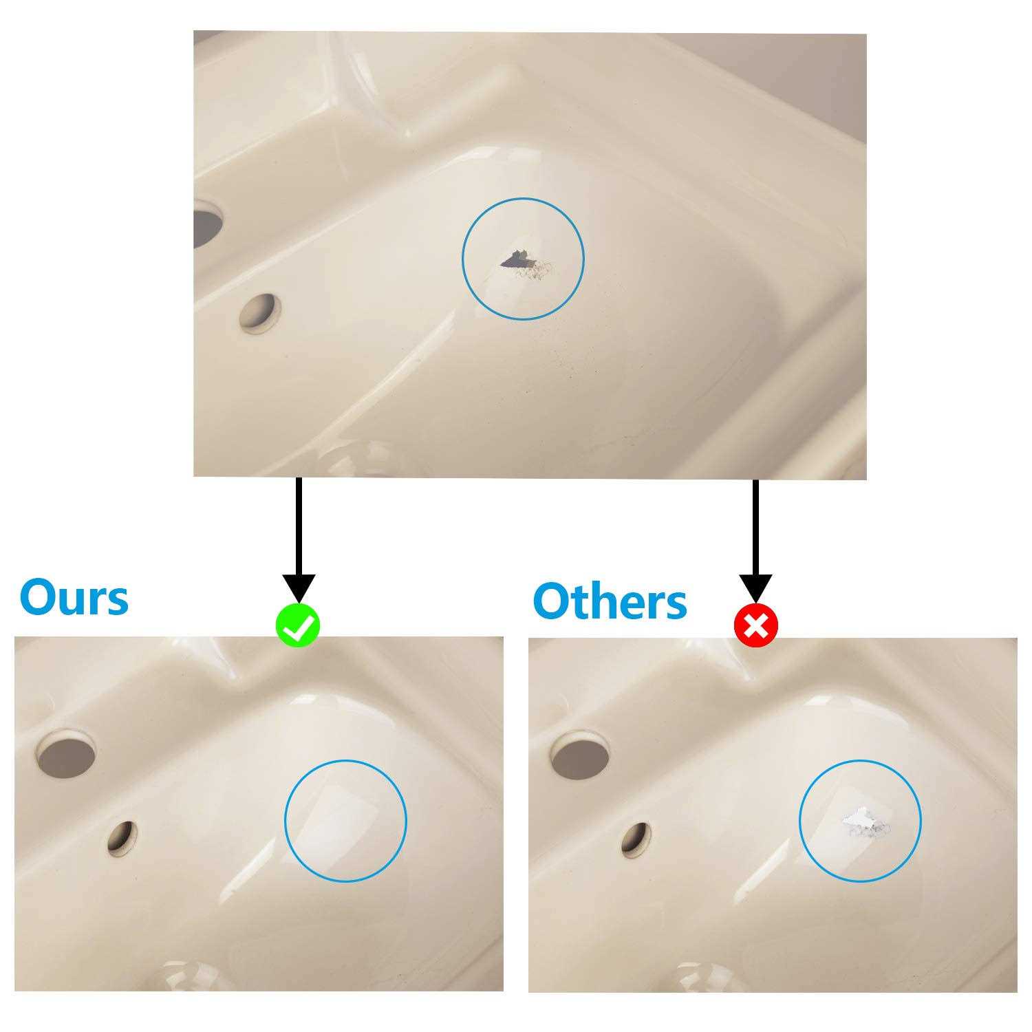 Tub Tile Repair Kit 5 Colors - Zenithce