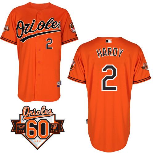 Orioles #2 J.J. Hardy Orange Cool Base Stitched Jersey - Zenithce