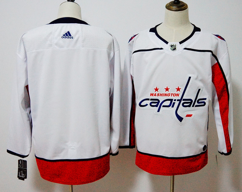 Washington Capitals White Stitched Adidas Jersey - Zenithce
