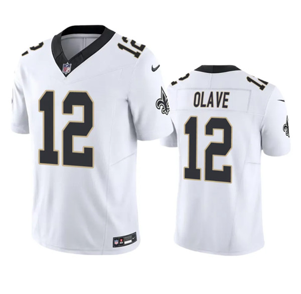 New Orleans Saints #12 Chris Olave White 2023 F.U.S.E. Vapor Untouchable Limited Stitched Jersey - Zenithce