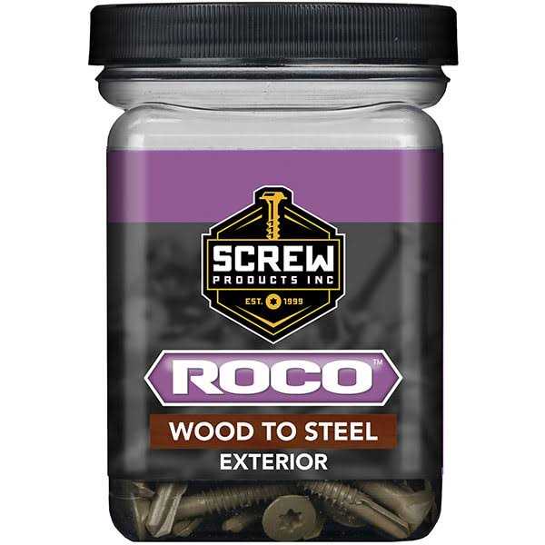 Screw Products Inc. Roco Wood to Steel Screws #14 x 2-3/4 - Zenithce