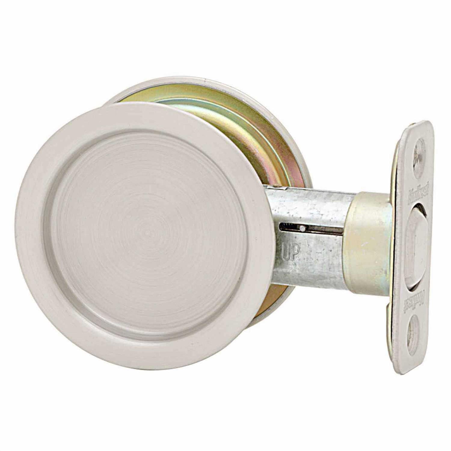 Kwikset Satin Nickel Dorian Privacy Door Lever 300DNL 300DNL-15V1 - Zenithce