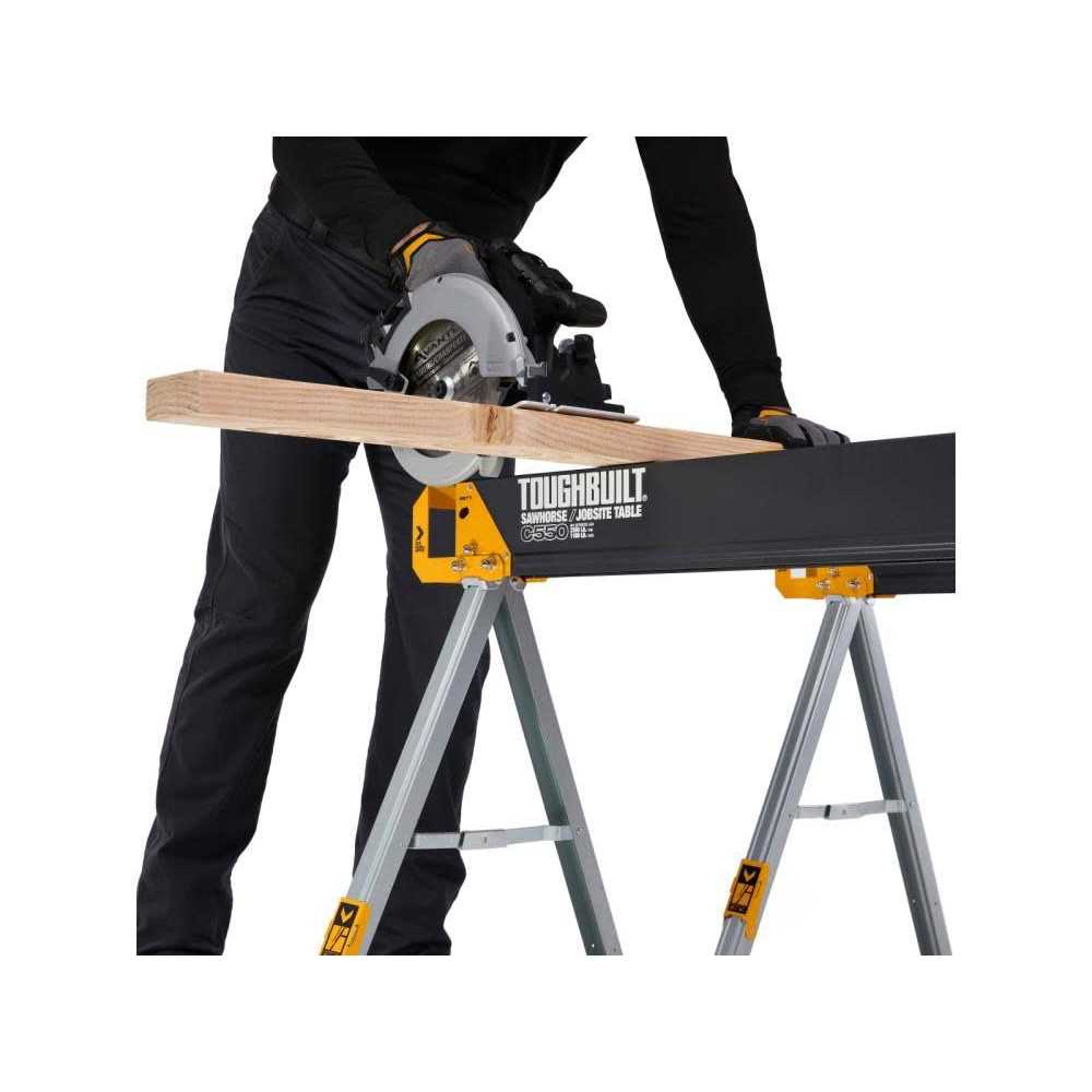 ToughBuilt C550 Sawhorse/Jobsite Table TB-C550 - Zenithce
