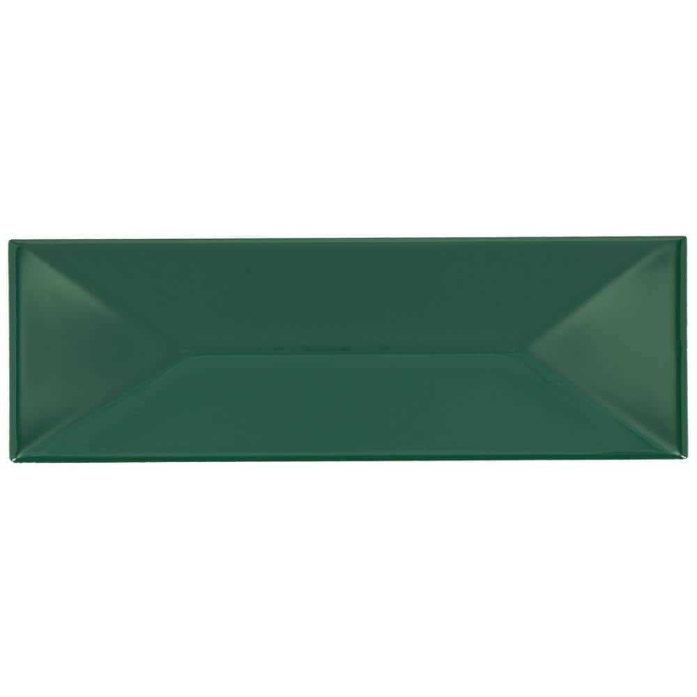 Daltile LuxeCraft Glossy 4-1/4 in. x 12-7/8 in. Glazed Ceramic Wave Crest Wall Tile - Zenithce