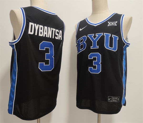 Duke Blue Devils #3 AJ Dybantsa Black Stitched Jersey - Zenithce